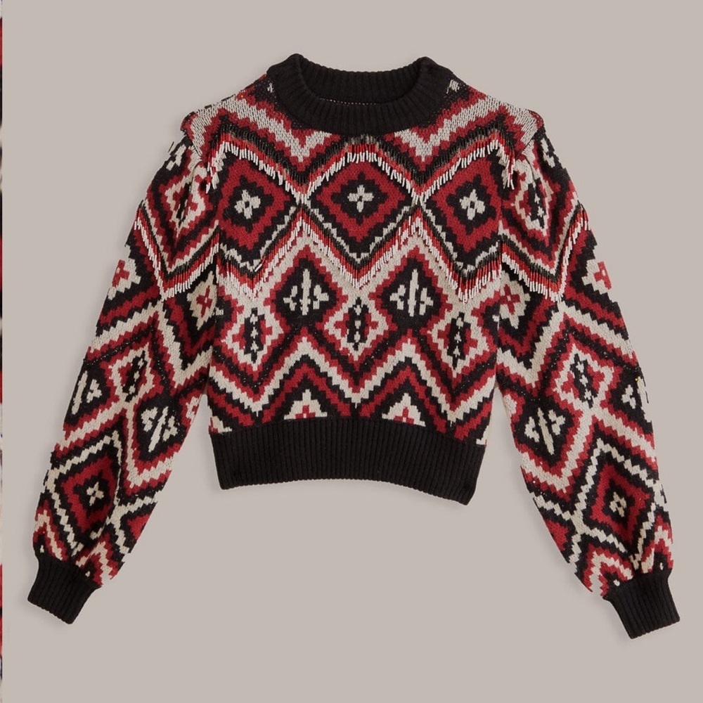 Farm Rio Rauti Beaded Knit Sweater - Picture 11 of 11